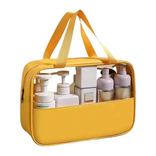 trousse-de-toilette-avec-anse-jaune-a-vos-trousses Trousse de toilette avec anse jaune - À vos trousses