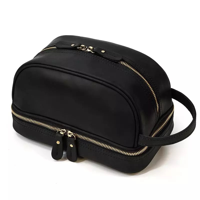 trousse-de-toilette-cuir-homme-luxe-noir-a-vos-trousses Trousse de toilette cuir homme luxe noir - À vos trousses