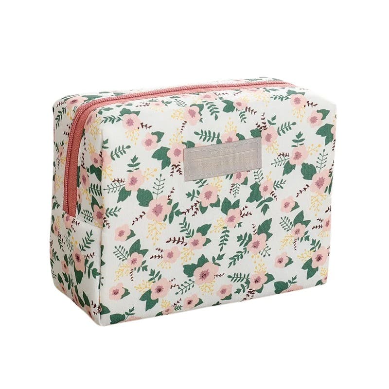 trousse-de-toilette-fleurie-beige-a-vos-trousses Trousse de toilette fleurie beige - À vos trousses