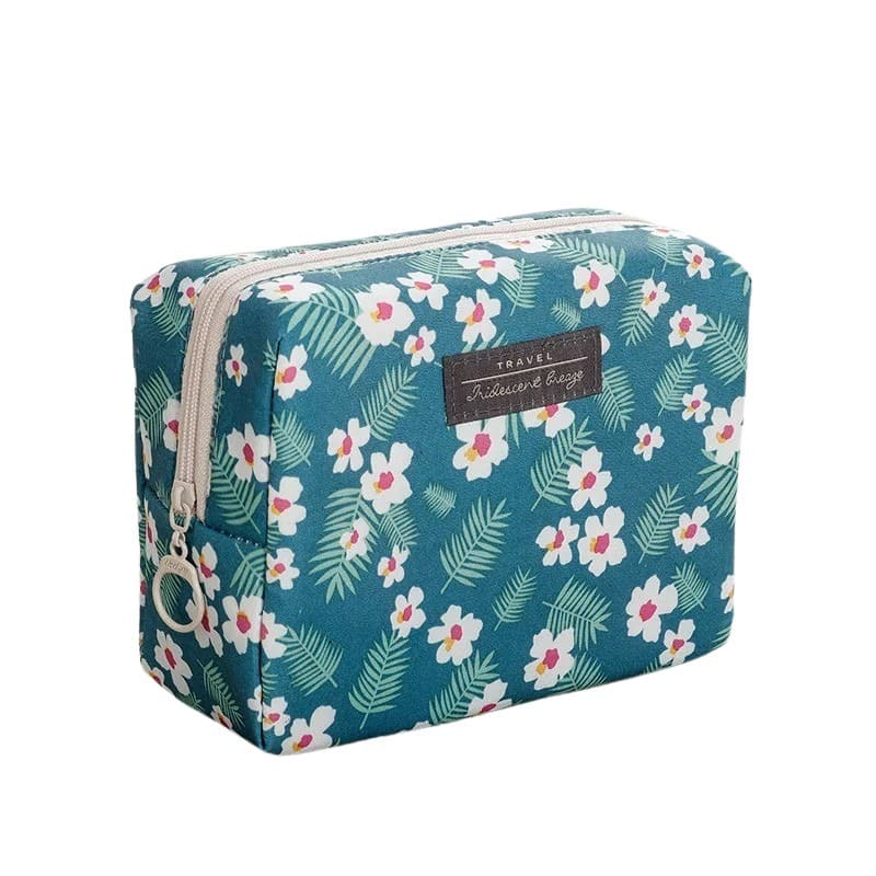 trousse-de-toilette-fleurie-bleu-a-vos-trousses Trousse de toilette fleurie bleu - À vos trousses