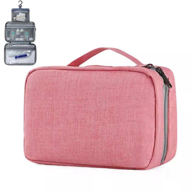 trousse-de-toilette-grande-capacite-rose-a-vos-trousses Trousse de toilette grande capacité rose - À vos trousses