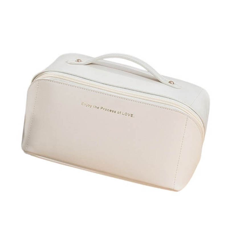 trousse-de-toilette-grande-ouverture-beige-a-vos-trousses Trousse de toilette grande ouverture beige - À vos trousses
