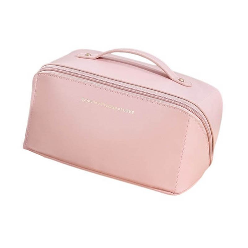 trousse-de-toilette-grande-ouverture-rose-a-vos-trousses Trousse de toilette grande ouverture rose - À vos trousses