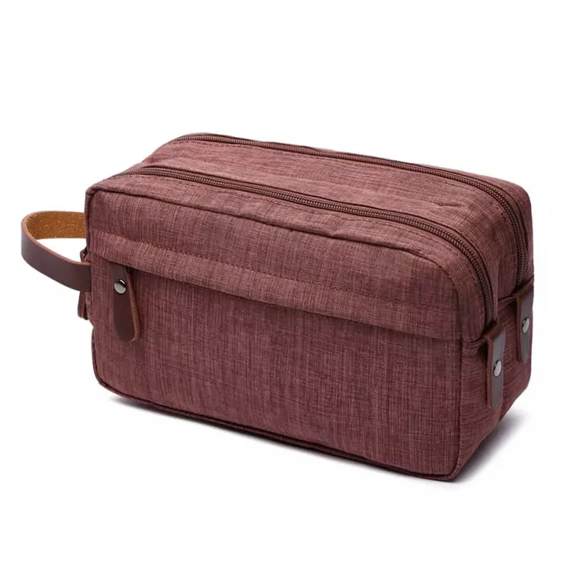 trousse-de-toilette-homme-double-compartiment-marron-a-vos-trousses Trousse de toilette homme double compartiment marron - À vos trousses