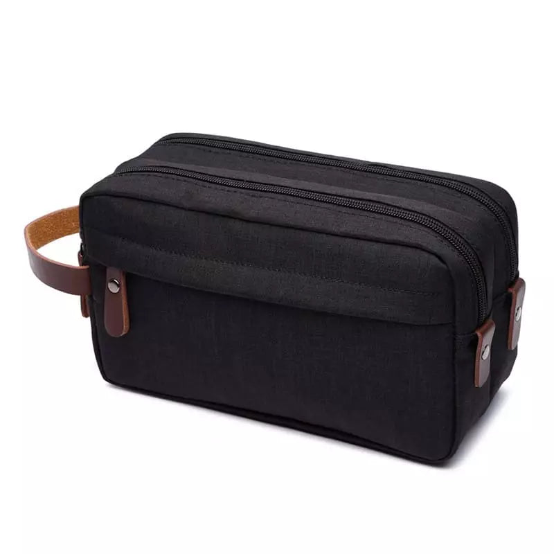 trousse-de-toilette-homme-double-compartiment-noir-a-vos-trousses Trousse de toilette homme double compartiment noir - À vos trousses