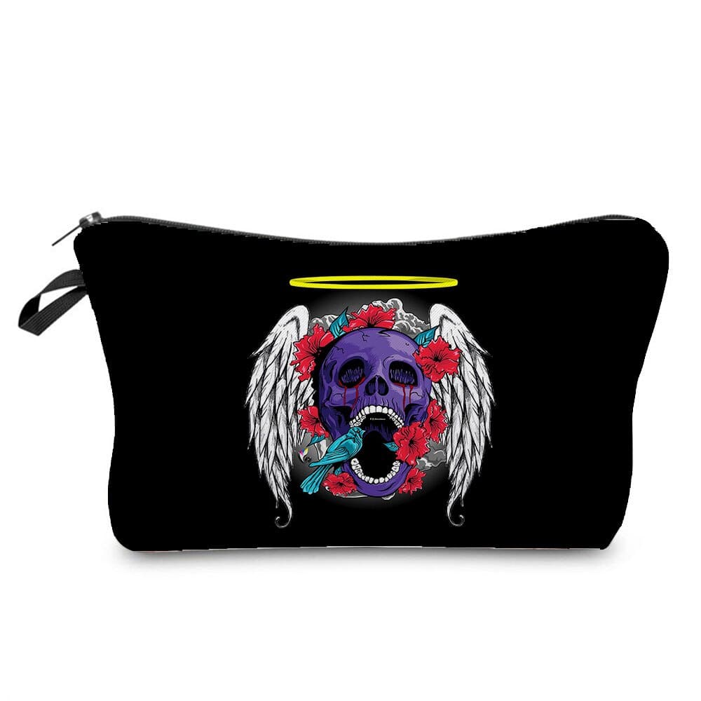 trousse-de-toilette-tete-de-mort-10-a-vos-trousses Trousse de toilette tête de mort variante 10 - À vos trousses