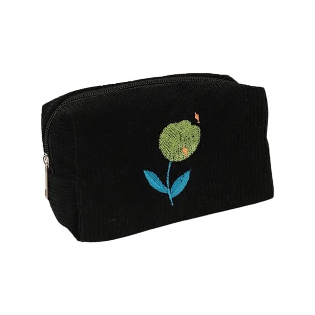 trousse-de-toilette-velours-cotele-noir-a-vos-trousses Trousse de toilette velours côtelé noir - À vos trousses