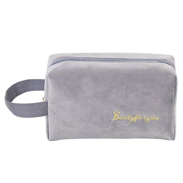 trousse-de-toilette-velours-femme-gris-a-vos-trousses Trousse de toilette velours femme gris - À vos trousses