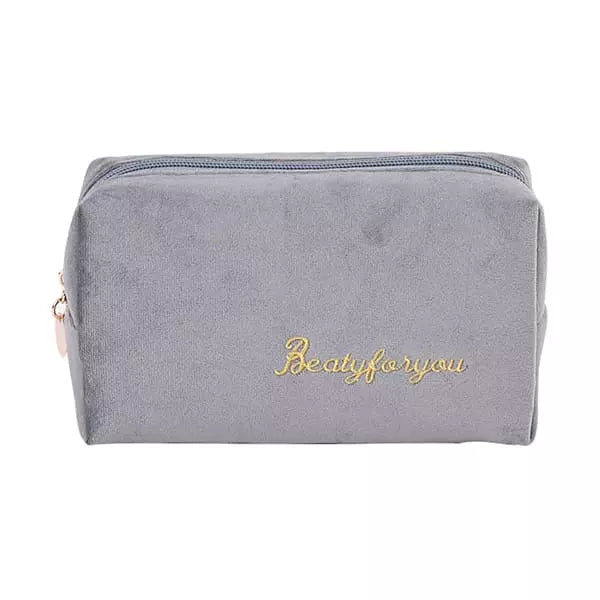 trousse-de-toilette-velours-gris-a-vos-trousses Trousse de toilette velours gris - À vos trousses