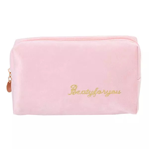 trousse-de-toilette-velours-rose-a-vos-trousses Trousse de toilette velours rose - À vos trousses